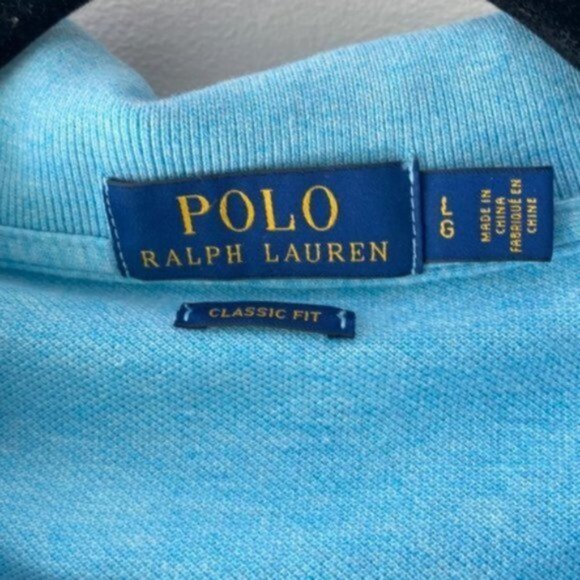 Polo By Ralph Lauren Men Blue Classic Fit Short Sleeve Polo Size XL - Picture 8 of 10